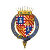 Coat of Arms of Inigo d'Avalos, Count of Monteodorisio, KG.png