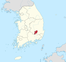 Daegu-gwangyeoksi in South Korea.svg