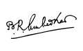 Dr. Babasaheb Ambedkar Signature
