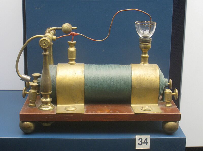 Early induction coil, 1838