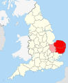 East Anglia UK Locator Map
