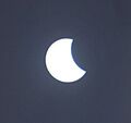 Eclipse solar del 8 de abril desde Puebla