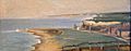 Eva GonzalÈs - Plage de Dieppe vue depuis la falaise Ouest