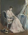 Eva Gonzalès - Women in White