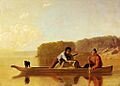 George Caleb Bingham - The Trappers' Return