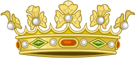 Heraldic Crown of Spanish Dukes (Variant 1).svg
