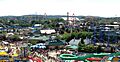 Hersheypark view from Ferris Wheel, 2013-08-10 (cropped)