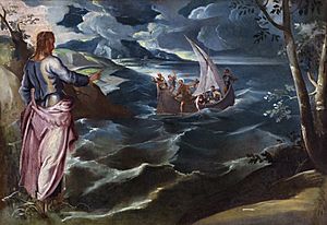 Archivo:Jacopo Tintoretto - Christ at the Sea of Galilee - WGA22616