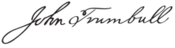 John Trumbull Signature.svg