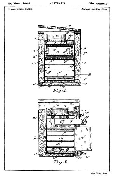 Kalgooorlie stove patent drawing