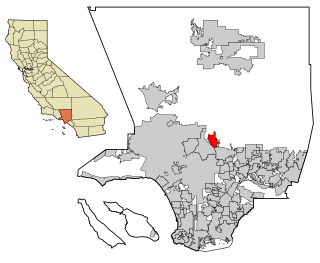 LA County Incorporated Areas La Canada Flintridge highlighted.svg