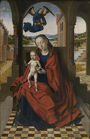 Archivo:La Virgen con el Niño, por Petrus Christus