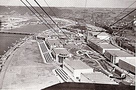 Liége - 1939 - Partie de l'exposition vue du téléférique