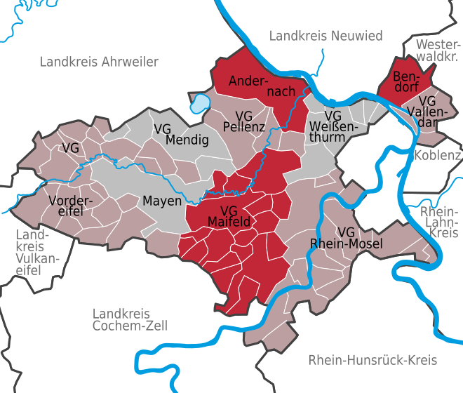 Municipalities in MYK