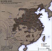 Qin empire 210 BCE