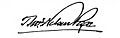 Signature of Thomas N. Page