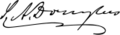 Stephen A Douglas Signature
