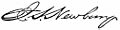 Appletons' Newberry John Strong signature