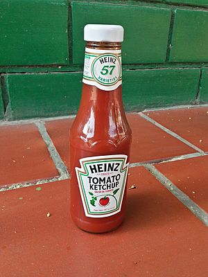 Archivo:Botella salsa tomate Heinz 