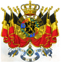 Archivo:Coat of arms of Kingdom of Belgium 1846