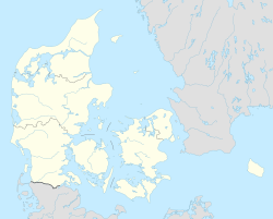 Odense ubicada en Dinamarca