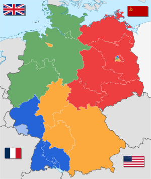 Archivo:Deutschland Besatzungszonen 8 Jun 1947 - 22 Apr 1949