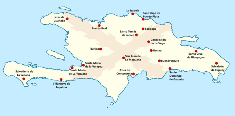 Hispaniola spanish ful expantion 1493-1604
