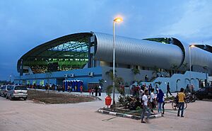 Archivo:Jakabaring Aquatic Center, SEA Games 2011 Palembang 1