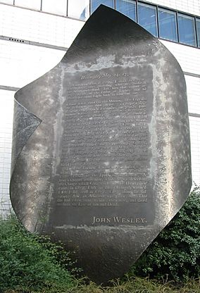 Archivo:John Wesley memorial Aldersgate