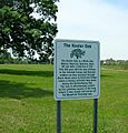 Keeler Oak Tree - sign, May 2013