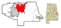 Lee County Alabama Incorporated and Unincorporated areas Opelika Highlighted2008