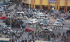 Archivo:Liesse populaire dans les rues de Kinshasa hier soir à la suite de la qualification de l’équipe nationale de la RD Congo