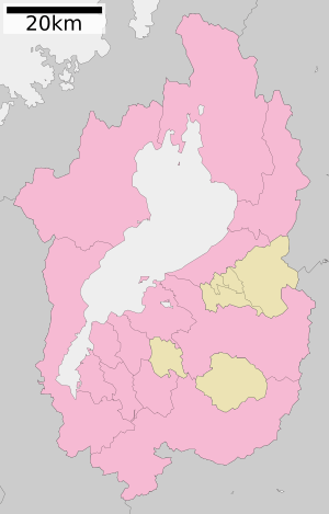 Archivo:Map of Shiga Prefecture Ja