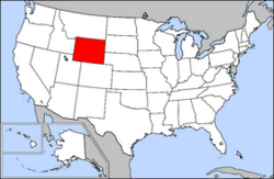 Archivo:Map of USA highlighting Wyoming