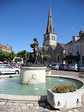 Meursault, (Côte-d'Or, Fr) fontaine.JPG