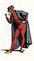 Pantalone, Masques et bouffons, Maurice Sand (1860)