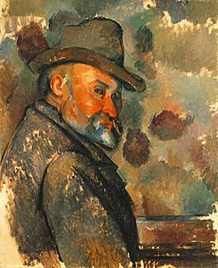 Paul Cézanne - Self Portrait in a Felt Hat