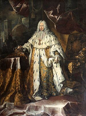 Archivo:Richter, Franz Ferdinand - Official portrait of Gian Gastone de' Medici in grand ducal robes