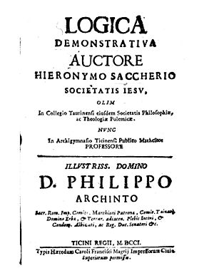Archivo:Saccheri - Logica demonstrativa, 1701 - 1374661