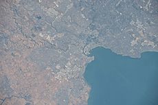Archivo:Satellite photo of Melbourne, Victoria, Australia