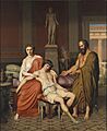 Socrates Chiding Alcibiades in Home of a Courtesan, Germán Hernández Amores
