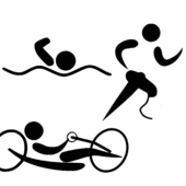 Triathlon pictogram (Paralympics).svg