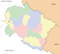 Uttarakhand locator map