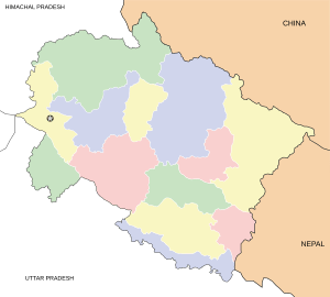 Archivo:Uttarakhand locator map