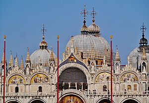 Archivo:Venezia Basilica di San Marco Fassade 5