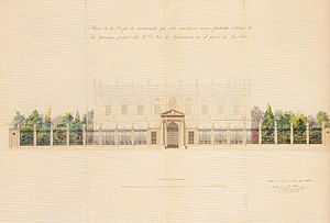 Archivo:Verja del palacio del Marqués de Salamanca - Narciso Pascual y Colomer - 1846
