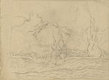Vincent van Gogh - Landscape with Cypresses F1541r JH 1730