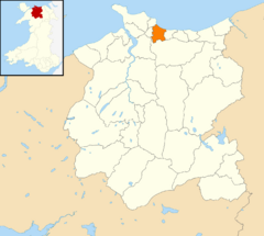 Wales Conwy Community Colwyn Bay map.svg