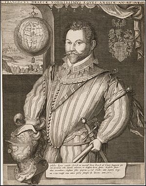 Archivo:1583 portrait of Sir Francis Drake