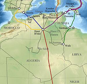 Archivo:Algeria pipelines map